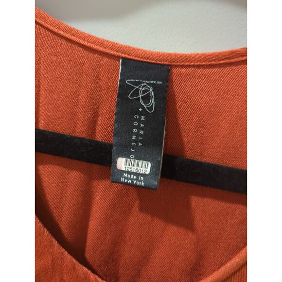 Zero + Maria Cornejo Iro Orange Dress - Picture 5 of 6